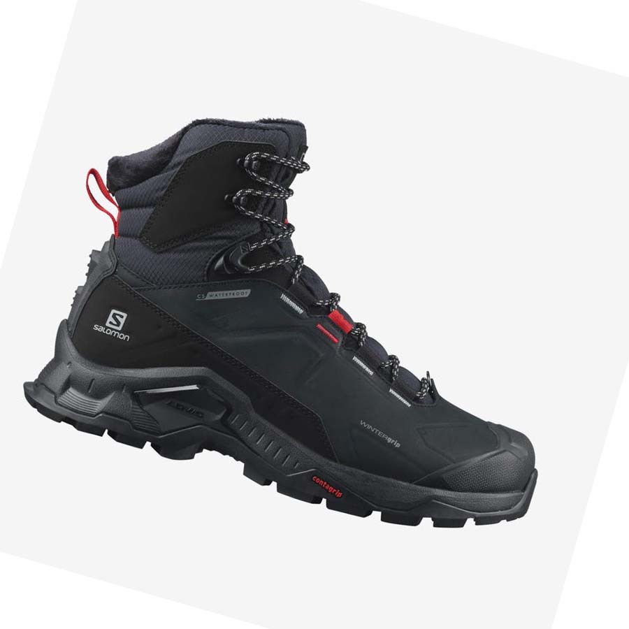 Botas de Invierno Salomon QUEST WINTER THINSULATE™ CLIMASALOMON™ WATERPROOF Mujer Negros | MX 2609ILH